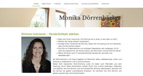 Stimme trainieren – Persönlichkeit stärken: Stimmtraining und Coaching bei Monika Dörrenbächer in München in München
