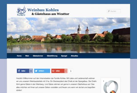 Weinbau Kohles & Gästehaus am Westtor -  in Prichsenstadt in Prichsenstadt