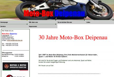 Moto - Box Deipenau - Motorräder in Wesendorf in Wesendorf