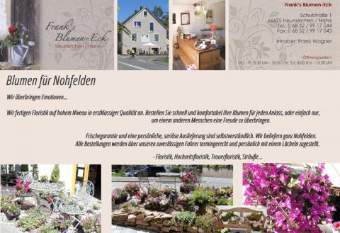 Frank´s Blumen-Eck - Blumengeschäft in Nohfelden in Nohfelden