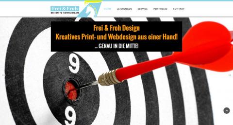 Frei & Froh Design….DAS Kreative Print- und Webdesign im Großraum Augsburg-München in Kaufering