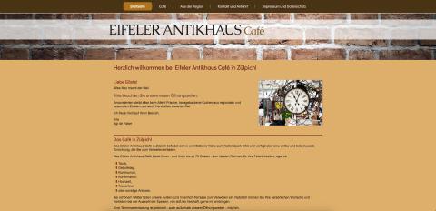 Eifeler Antikhaus Café in Zülpich