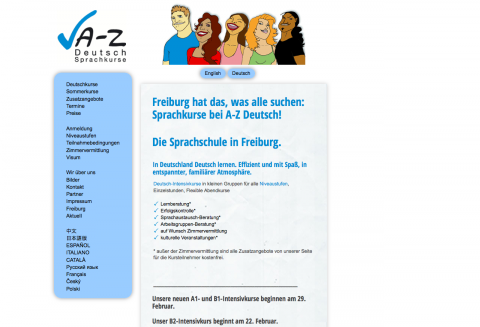 A - Z Deutsch Sprachkurse -  in Freiburg im Breisgau in Freiburg im Breisgau
