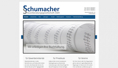 Steuerkanzlei Schumacher in der Region Neuss Uedesheim - Ihr Steuerberater, Ihr Vorteil in Neuss