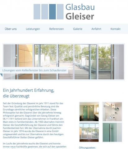 Reparaturverglasungen in Frankfurt/Main – Glasbau Gleiser GmbH in Frankfurt am Main