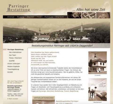 Bestattungsinstut Parringer GmbH in Deggendorf in Deggendorf