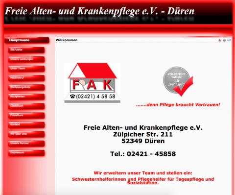 Freie Alten- und Krankenpflege e.V. in Düren in Düren