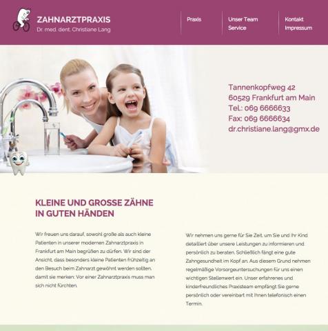 Zahnarztpraxis Dr. med. dent. Christiane Lang in Frankfurt am Main in Frankfurt am Main