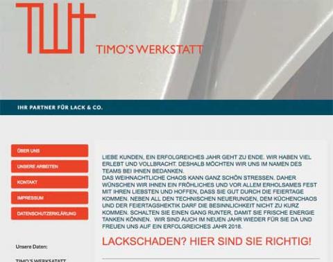 Timo‘s Werkstatt: Reparatur von Unfall- und Hagelschäden in Gummersbach in Gummersbach