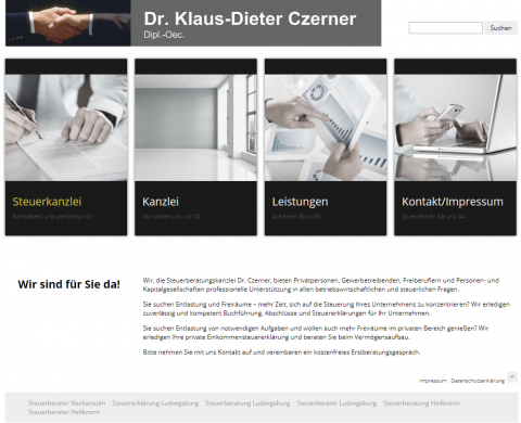 Dr. Klaus-Dieter Czerner – die serviceorientierte Steuerberatung in Heilbronn in Heilbronn 