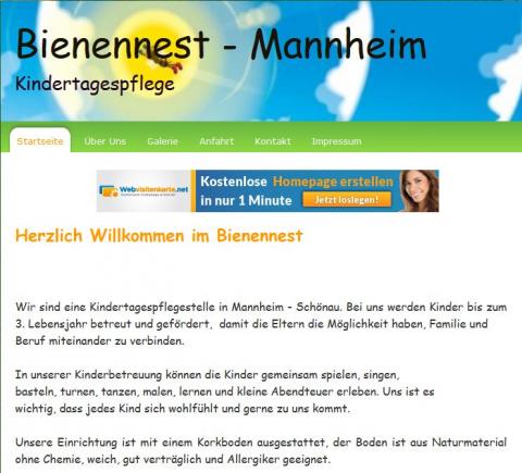 Kindertagespflege Bienennest in Mannheim in Mannheim