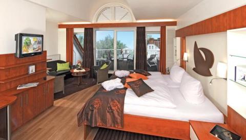 Komfortable Zimmer im Seehotel Fährhaus Modern eingerichtete Zimmer in Bad Zwischenahn
