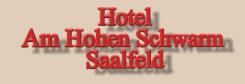 Hotel Am Hohen Schwarm - Hotel in Saalfeld Saale | Saalfeld Saale