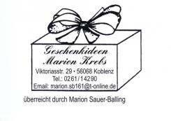 Geschenkidee Marion Krebs -  in Koblenz | Koblenz