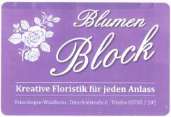 Blumenhaus Block in Petershagen-Windheim  | Petershagen
