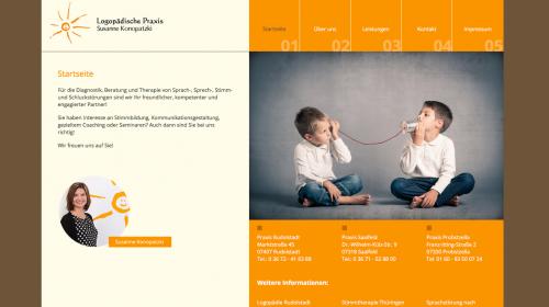 Firmenprofil von: Sprachtherapeutische Maßnahmen in Rudolstadt - Logopädische Praxis Susanne Konopatzki