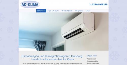 Firmenprofil von: AK Klima - Klimatechnik in Duisburg