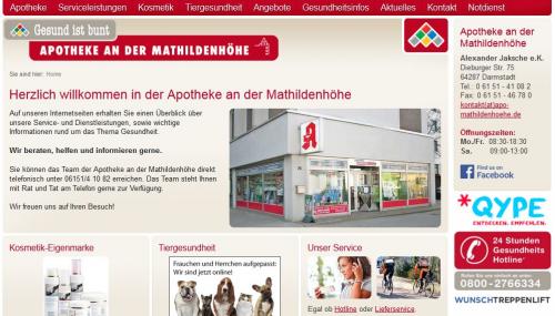 Firmenprofil von: Gesundheit: Apotheke an der Mathildenhöhe in Darmstadt