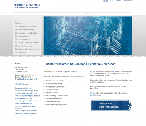 Firmenprofil von: Architekten – Diplom-Ingenieure Zentner & Partner in München