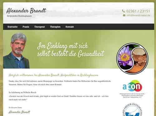 Firmenprofil von: Schonende Heilverfahren: Heilpraktiker Alexander Brandt aus Recklinghausen