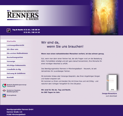 Firmenprofil von: Beerdigungsinstitut Renners GmbH