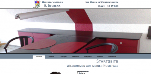 Firmenprofil von: Malerfachbetrieb Deckena in Wilhelmshaven