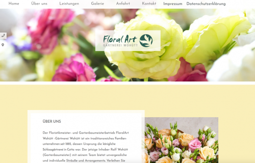 Firmenprofil von: Floristik & Gartenbau bei FloralArt Wohütt Gärtnerei und Floristik in Pirna