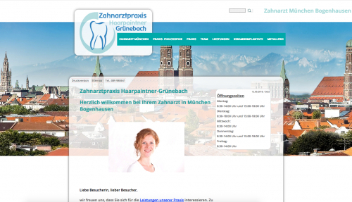 Firmenprofil von: Zahnarztpraxis Dr. Ralf Haarpaintner in München
