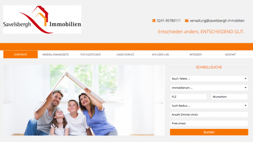 Firmenprofil von: Hausverkauf im Kreis Aachen: Savelsbergh Immobilien