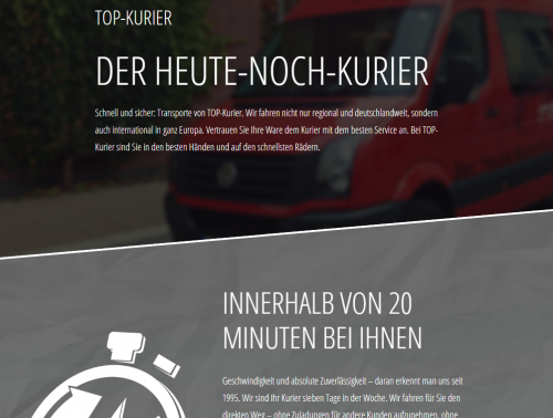Firmenprofil von: TOP-Kurier in Ulm: der „heute-noch“ Kurier