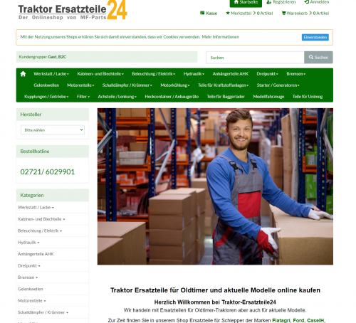 Firmenprofil von: Traktorteile einfach online bestellen: TraktorErsatzteile24