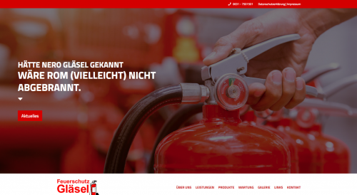 Firmenprofil von: Brandschutz in Kaiserslautern: Feuerschutz - Gläsel 