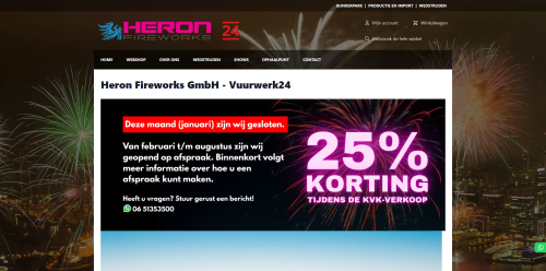 Firmenprofil von: Heron Fireworks GmbH – Erfahrung und Innovation in der Feuerwerkskunst