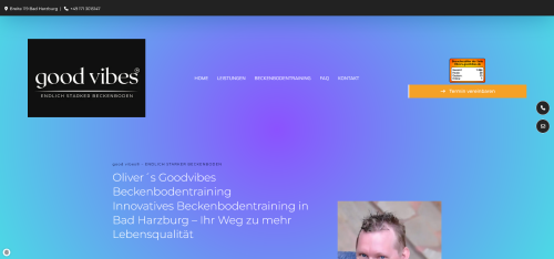 Firmenprofil von: Beckenbodentraining ganz entspannt – mit dem Good Vibes Chair