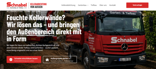 Firmenprofil von: Tief- und Gartenbau Wermelskirchen – Kellerabdichtung und Außenanlagen aus einer Hand