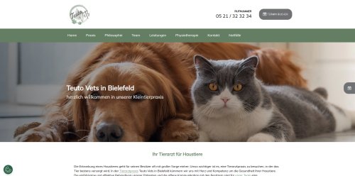 Firmenprofil von: Teuto Vets Bielefeld – Ihr kompetenter Partner für Tiergesundheit