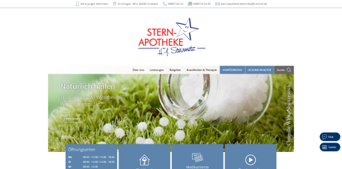 Firmenprofil von: Stern-Apotheke, Hans Jürgen Steinmetz e.K. – Profil und Hintergrund