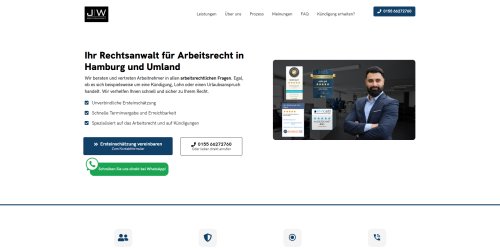 Firmenprofil von: Rechtsanwalt bei Kündigung in Hamburg und Umland – Ihre rechtliche Unterstützung bei Jobverlust