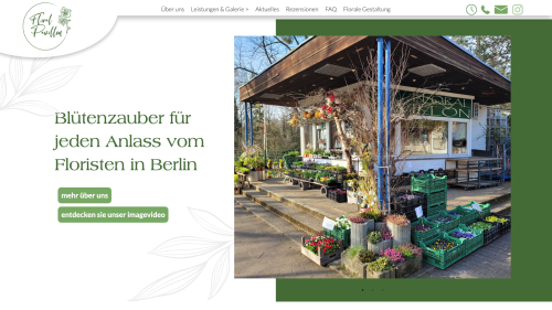 Firmenprofil von: Hochzeits- und Trauerfloristik in Berlin – Floral Pavillon
