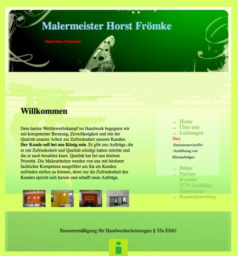 Firmenprofil von: Malermeister Horst Frömke in Regensburg