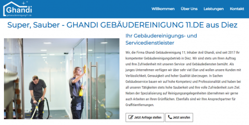 Firmenprofil von: Glasreinigung in Diez: Ghandi Gebäudereinigung 11