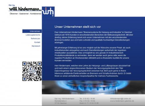 Firmenprofil von: Brennersysteme für Heizung und Industrie: Dipl.-Ing. Willi Hindermann