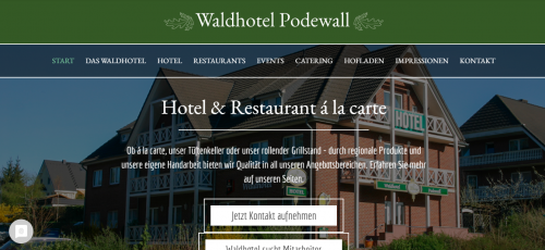 Firmenprofil von: Das Waldhotel Podewall: Ihre Unterkunft am Tollensebecken 