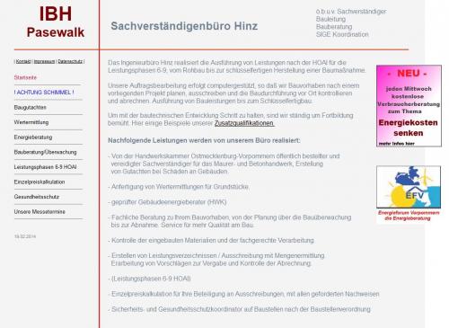 Firmenprofil von: IBH – Sachverständigenbüro Hinz in Pasewalk