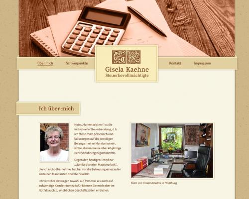 Firmenprofil von: Steuerbevollmächtigte Gisela Kaehne in Hamburg
