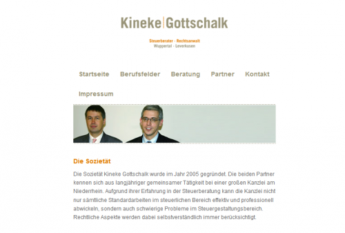Firmenprofil von: Steuerberater und Rechtsanwalt in Wuppertal und Leverkusen: Kineke Gottschalk StB/RA GbR