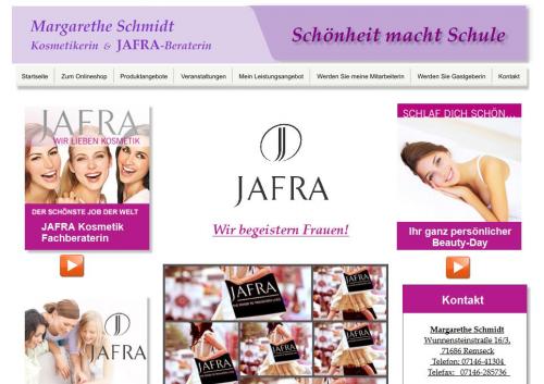 Firmenprofil von: Margarethe Schmidt Kosmetikerin & Jafra-Beraterin in Remseck