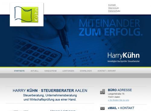 Firmenprofil von: Steuerberater Harry Kühn aus Aalen