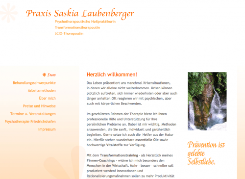 Firmenprofil von: Heilpraktikerin Saskia Laubenberger in Friedrichshafen