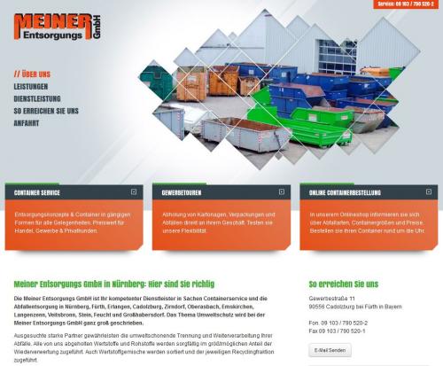Firmenprofil von: Containerservice und Abfallentsorgung Meiner Entsorgungs GmbH bei Nürnberg